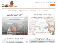 Tablet Screenshot of crafthoot.com